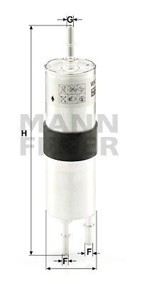 BMW фильтр топливный WK515 MANN FILTER