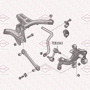 ТЯГА СТАБИЛИЗАТОРА ЗАДНЯЯ L/R TEB1065 TATSUMI