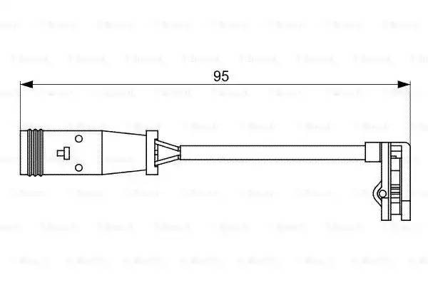 MB GL350 датчик износа передних колодок 1 987 473 036 BOSCH
