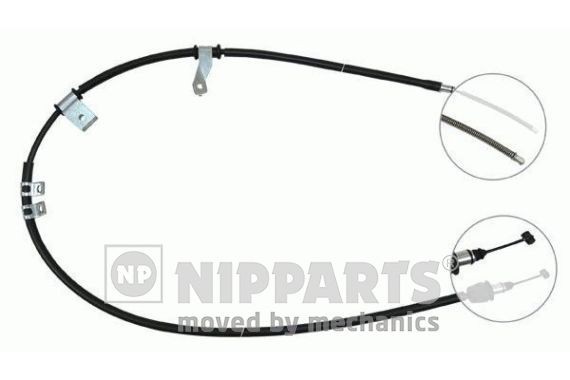 Hyundai Matrix Трос ручника задний правый J19168 H B JAKOPARTS NIPPARTS