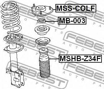 Mitsubishi Colt 04- пыльник + отбойник переднего амортизатора MSHBZ34F FEBEST
