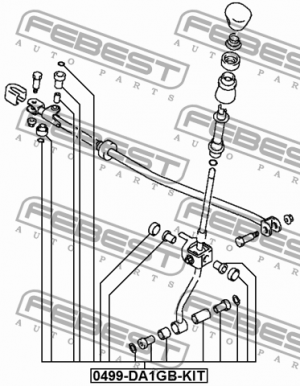 Ремкомплект кулисы кпп 0499-DA1GB-KIT FEBEST