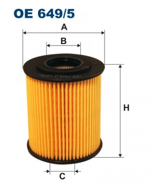 BMW 3 (E46) 3.0/D/XD 10/99-02/05/ 5 (E39) 2.5/3.0/D 08/98-06/03/  фильтр масляны OE6495 FILTRON