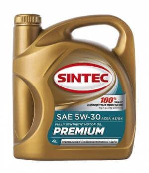 SINTEC PREMIUM SAE 5W-30 ACEA A3B4 4л 801969 SINTEC