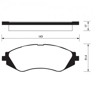 Chevrolet Lacetti, Gentra Ravon R3 Колодки тормозные передние 32.2E39.65 ATF BRAKE SYSTEM