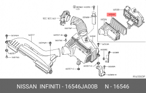 Nissan Teana J32 RUS 2.5 10- фильтр воздушный 16546JA00B NISSAN INFINITI