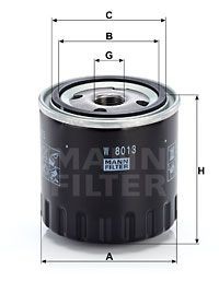 Фильтр масляный W8013 MANN FILTER
