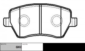 Lada Vesta колодки передние CKN-126 CTR