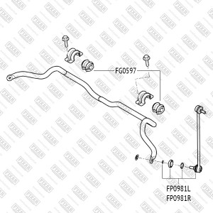 Hyundai SantaFeCM 06-12/SorentoXM 09-12/ix55 Стойка стабилизатора перед прав FP0981R FIXAR