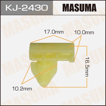 Nissan Juke, Qashqai, XTrail клипса-пистон крепления декоративной накладки колес KJ2430 MASUMA