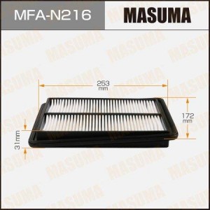 Nissan X-Trail T32, Qashqai 13- фильтр воздушный MFAN216 MASUMA