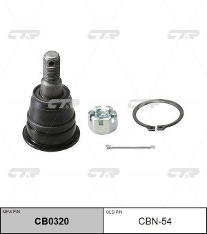 Nissan Maxima, Cefiro A32 94-00 опора шаровая CBN-54 CTR