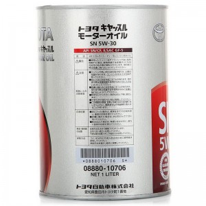 Масло моторное синтетическое TOYOTA SN/CF 5W30 1L метал. банка 08880-10706 TOYOTA