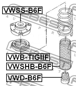 Подшипник опорный VWB-TIGIIF FEBEST