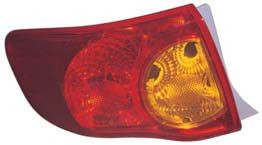 Toyota Corolla 06- фонарь задний внешний левый 21219Q3LUE DEPO