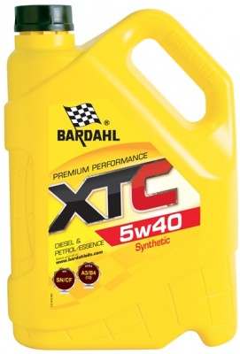 Масло мотор.синт 5W40 XTC SN/CF 5L  BARDAHL 36163 BARDAHL