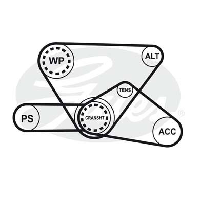 Ремень поликлинов 5-PK-1303 GATES