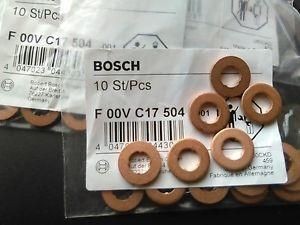 Kia Hyundai D4CB шайба уплотнительная форсунки F 00V C17 504 BOSCH