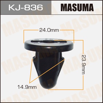 Пистон юбки переднего бампера KJ836 MASUMA