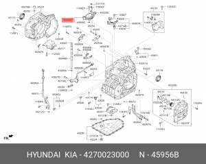 Датчик селектора переключения передач 4270023000 HYUNDAI KIA