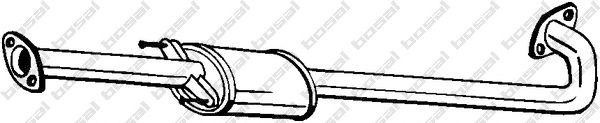 HYUNDAI i30 2007-2011 / ELANTRA 2006-> Глушитель средняя часть 278-671 BOSAL