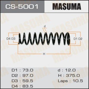 HONDA CR-V 2,0 16V 97-98 пружина передняя CS-5001 MASUMA