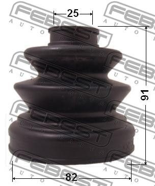 Mitsubishi Pajero II,III 90-07 Pajero Sport 98-08-16, L200 05- Пыльник ШРУС внут 0415-K94 FEBEST