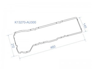 NISSAN ALMERA II (N16), PRIMERA P12 1.5-1.8 00- Прокладка клапанной крышки K13270AU300 SAT