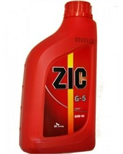 Масло трансмиссионное полусинтетическое ZIC G5 GL5 80w90 1L 132633 ZIC
