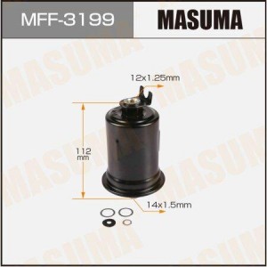 MITSUBISHI Colt 1.5 90-92/Galant 2.0 >Toyota фильтр топливный   M12x1.25 M14x1.5 MFF-3199 MASUMA