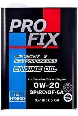 Масло моторное синтетическое PROFIX 0W-20 SP/GF-6, 4L SP0W20C PROFIX
