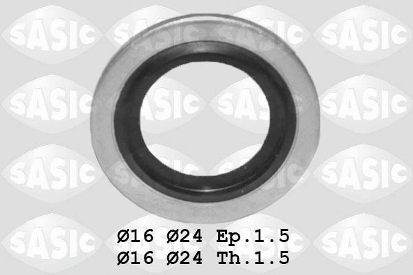 Renault Шайба сливной пробки КПП (с резинкой внутри) 16,7х24х1,5 1640540 SASIC