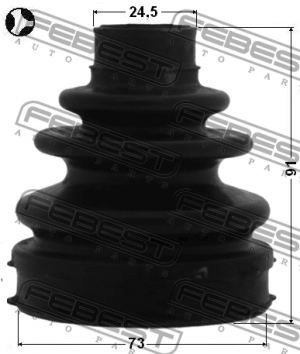 ПЫЛЬНИК ШРУС ВНУТРЕННИЙ КОМПЛЕКТ 0115-ZRT270T FEBEST
