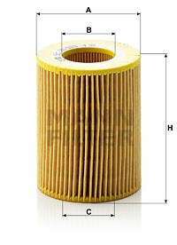 BMW E36/E39 mot.M50/M52/M54 ,E38 mot.M67 фильтр маслянный HU9254X MANN FILTER