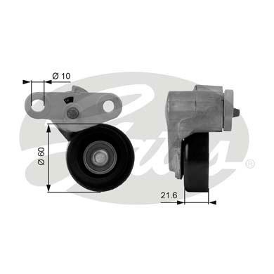Ролик руч.ремня HUMMER H2 2002-2010 ((7808-21059) Натяжитель ремня) T38159 GATES