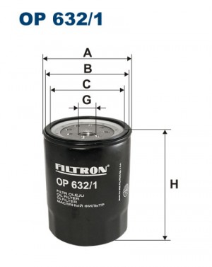 KIA Besta 2.2D 02/96->/Pregio 2.7D 10/97-> OP6321 FILTRON