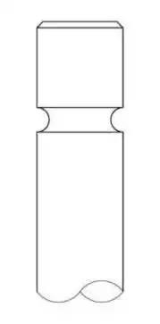 Renault K4M Клапан Выпускной 3218.006 INTERVALVES