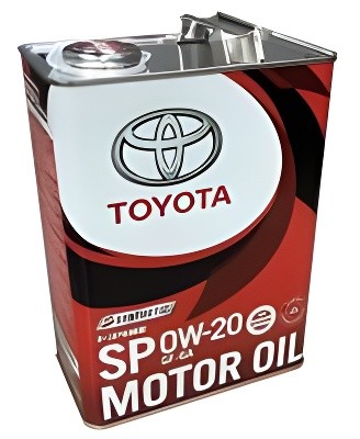 Масло моторное синтетическое TOYOTA SP, GF-6A 0W20 4L метал. банка 08880-13205 TOYOTA