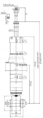 Mitsubishi Galant амортизатор задний JAA0260 JUST DRIVE