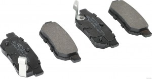 Honda Fit, Jazz GD1-3 01-07, 07-, Civic 91-05, Rover 400, 45 колодка задняя диск J3614004 H B JAKOPARTS NIPPARTS