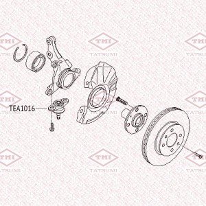 Kia Rio 06-11/Verna 06- шаровая опора TEA1016 TATSUMI