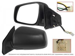 Mitsubishi Lancer X 07- зеркало левое эл. с обогревом STMBW59402 SAT