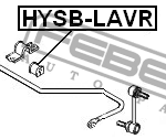 Hyundai Matrix втулка стабилизатора заднего HYSB-LAVR FEBEST