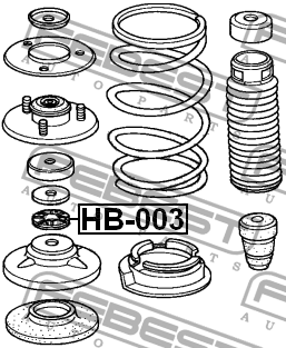 Mazda Demio опорный подшипник HB-003 FEBEST