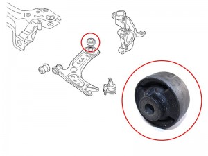 VAG Octavia A7 сайлентблок переднего рычага задний ST5Q0407183E SAT