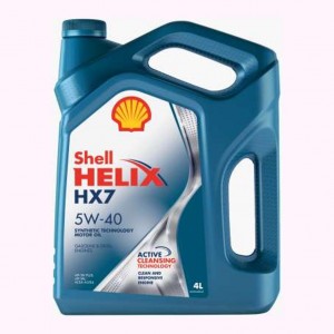 Масло моторное полусинтетическое SHELL HELIX HX7 5W40 4L 550021779 SHELL