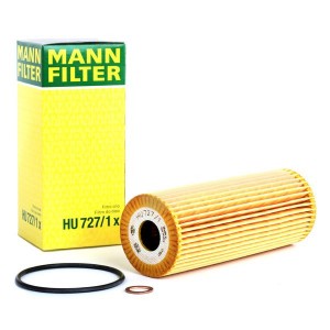 SS Kyron все/Actyon 06-11 все/ Rexton 02-12 все/ Musso 2.3б - фильтр масляный HU727/1X MANN FILTER