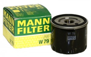 NIssan, Renault фильтр маслянный дизель W79 MANN FILTER