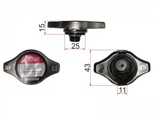 Nissan, Honda, Mazda, Suzuki, Toyota крышка радиатора  1.1 бар мал клапан R103B SAT