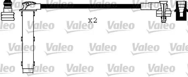 FORD Transit 00- 2.3 145 провода в/в к-т (2 шт.) 346552 VALEO PHC